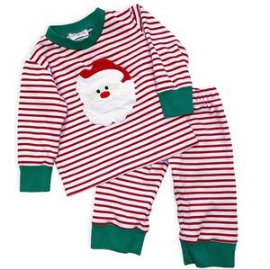 STELLYBELLY red and white striped santa claus set